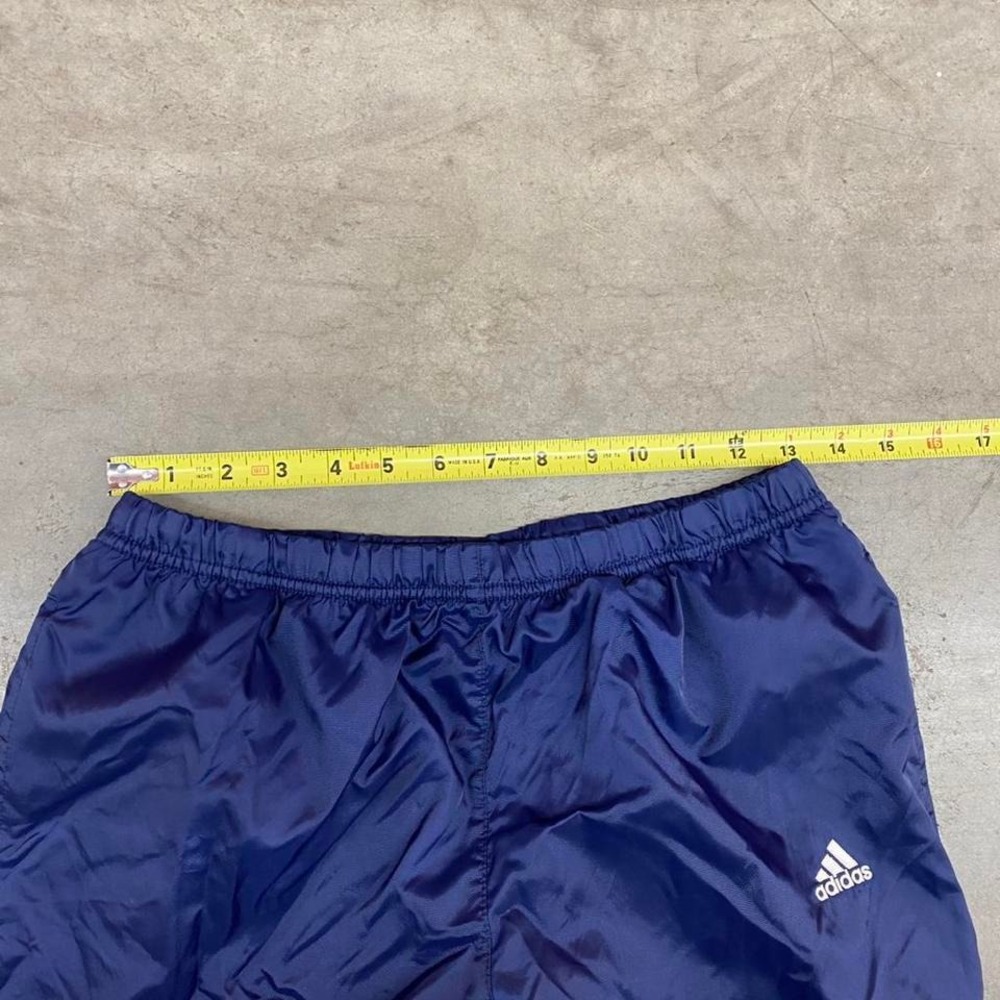 Navy blue Adidas track pants with drawstring waist and‎ embroidered logo adidas - Picture 7 of 8